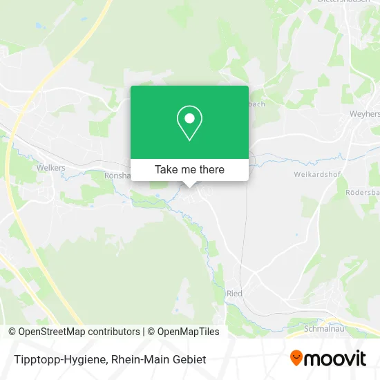 Tipptopp-Hygiene map