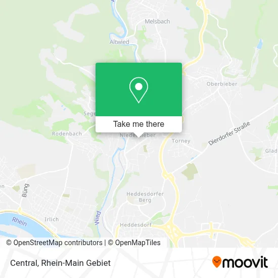 Central map