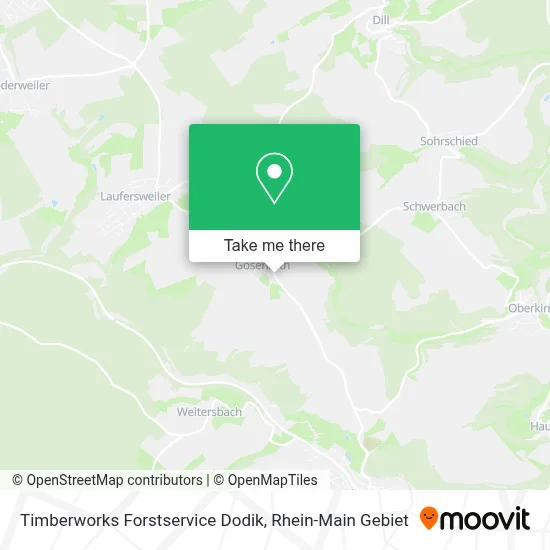 Timberworks Forstservice Dodik map