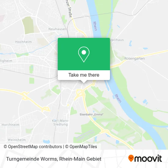 Turngemeinde Worms map