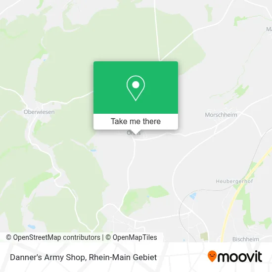 Danner's Army Shop map
