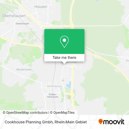 Cookhouse Planning Gmbh map