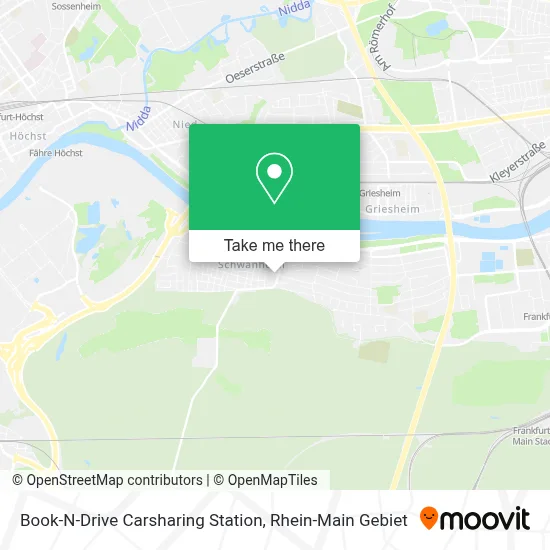 Book-N-Drive Carsharing Station map