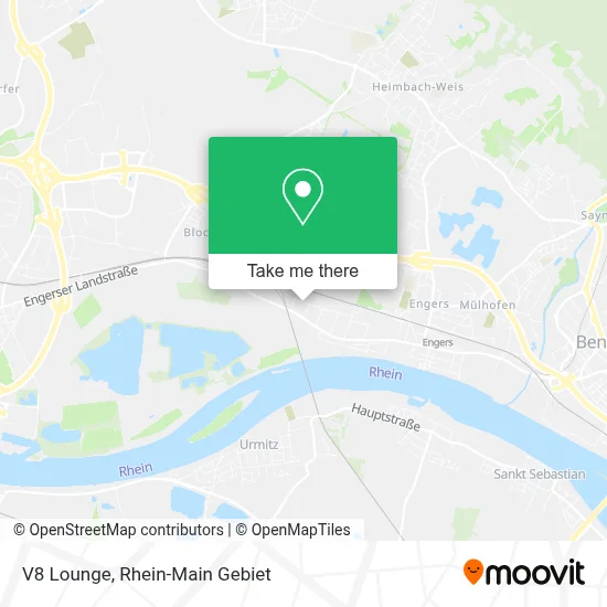 V8 Lounge map