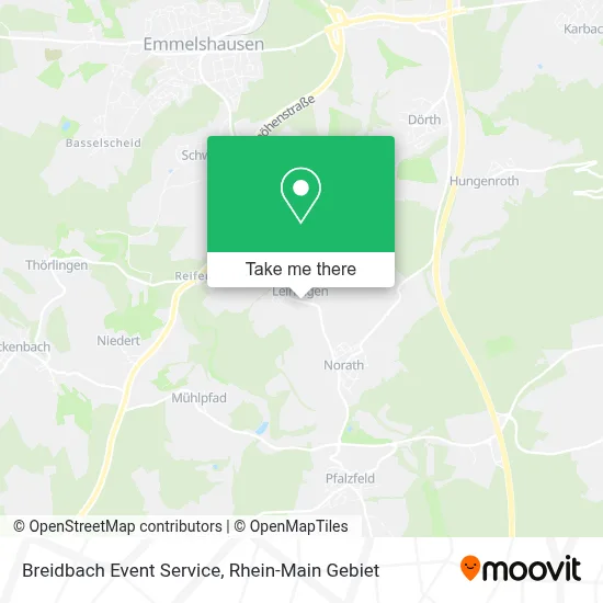 Breidbach Event Service map