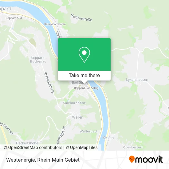 Westenergie map