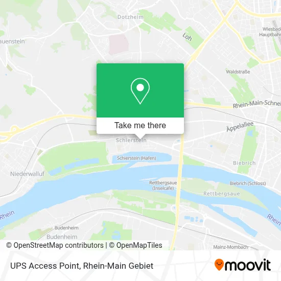 Ups Access Point map