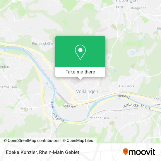 Edeka Kunzler map