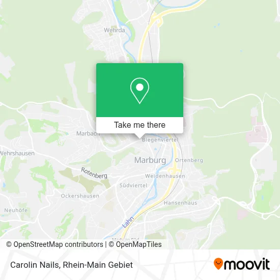 Carolin Nails map