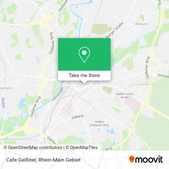 Cafe Geißner map