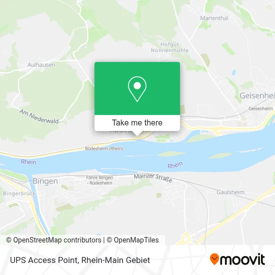 Ups Access Point map
