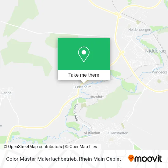 Color Master Malerfachbetrieb map