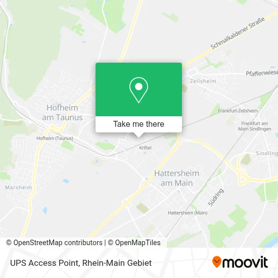 Ups Access Point map