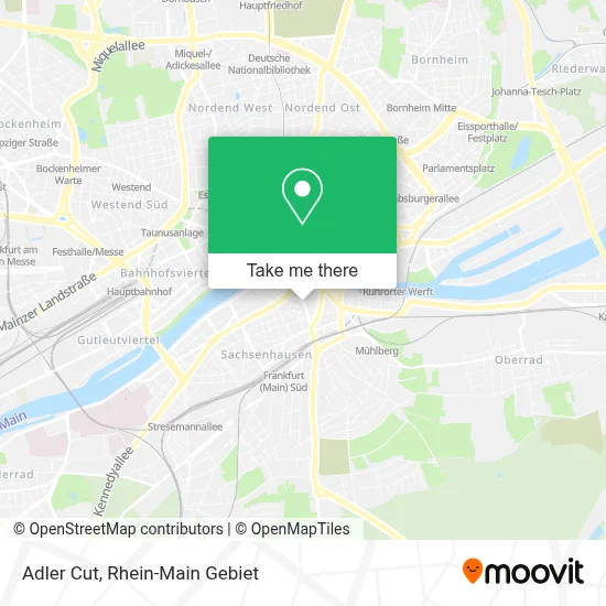 Adler Cut map