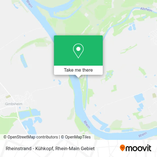 Rheinstrand - Kühkopf map