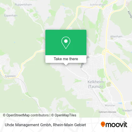 Uhde Management Gmbh map