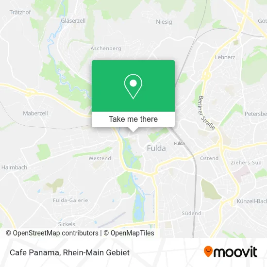 Cafe Panama map