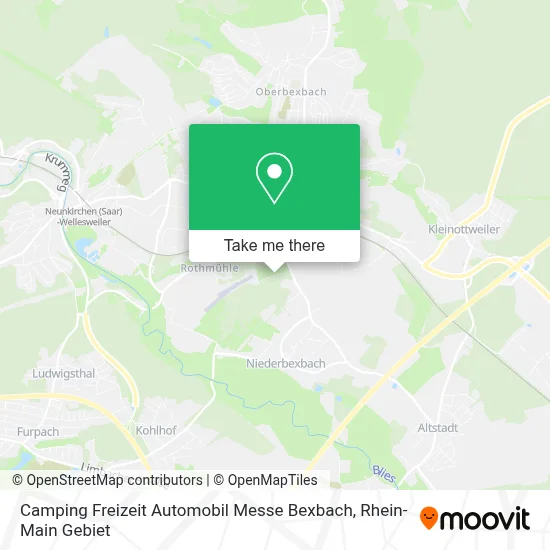 Camping Freizeit Automobil Messe Bexbach map