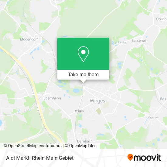 Aldi Markt map