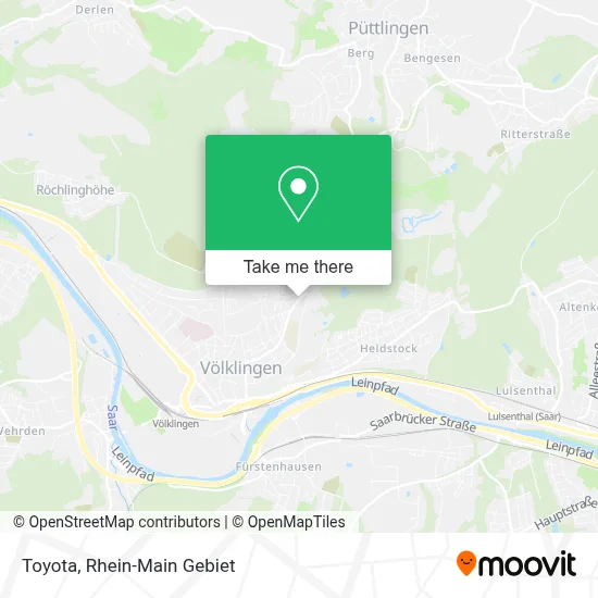 Toyota map