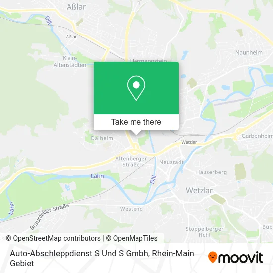 Auto-Abschleppdienst S Und S Gmbh map