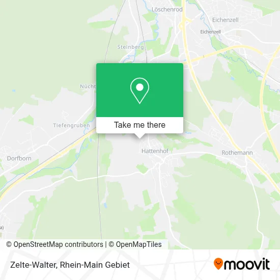 Zelte-Walter map
