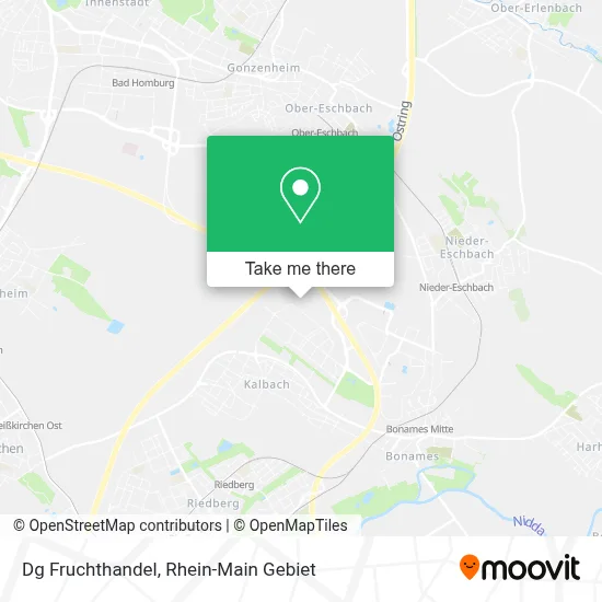 Dg Fruchthandel map