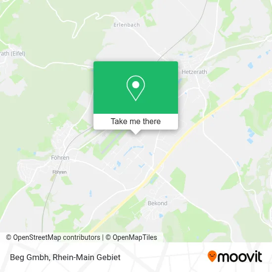 Beg Gmbh map