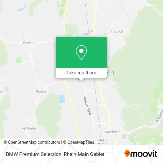 Bmw Premium Selection map