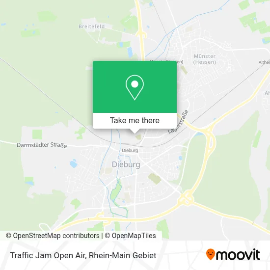 Traffic Jam Open Air map