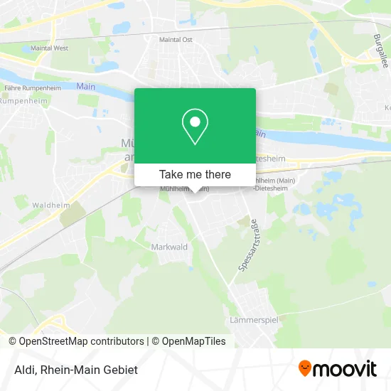 Aldi map