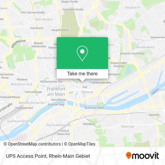 Ups Access Point map