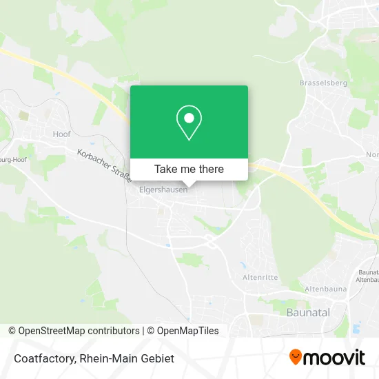 Coatfactory map