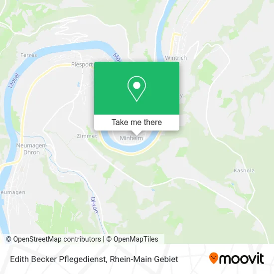 Edith Becker Pflegedienst map