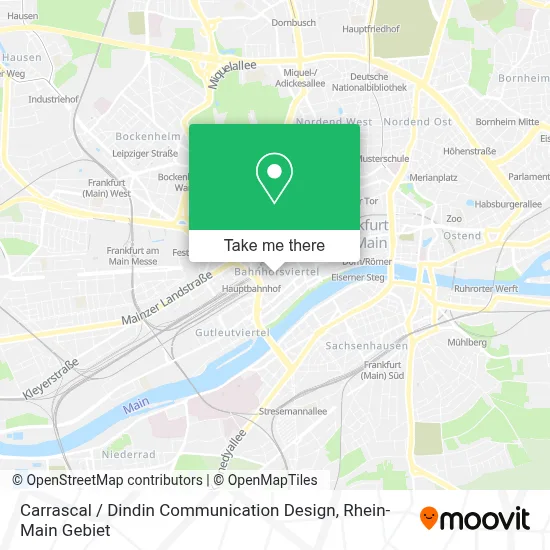 Carrascal / Dindin Communication Design map