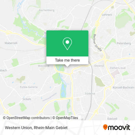 Western Union map