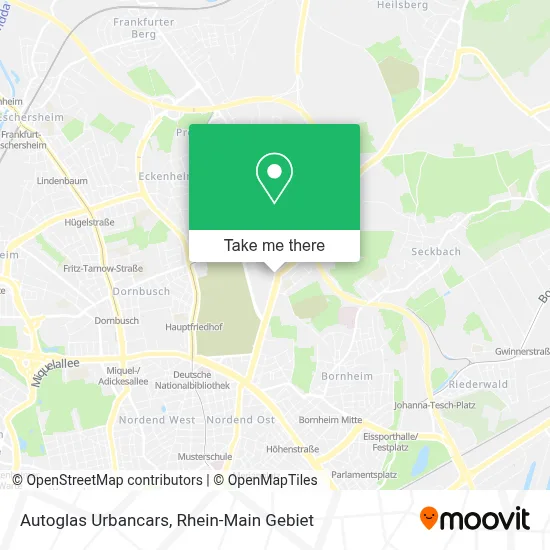 Autoglas Urbancars map