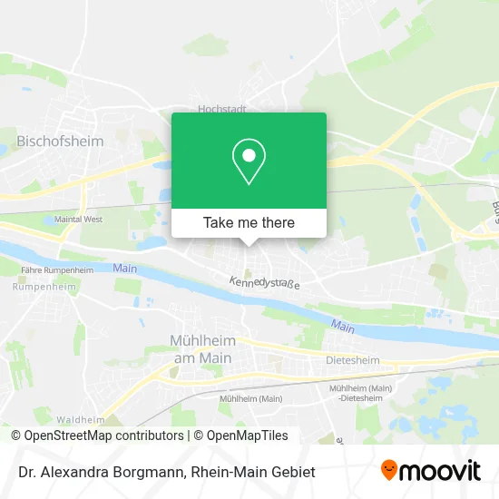 Dr. Alexandra Borgmann map