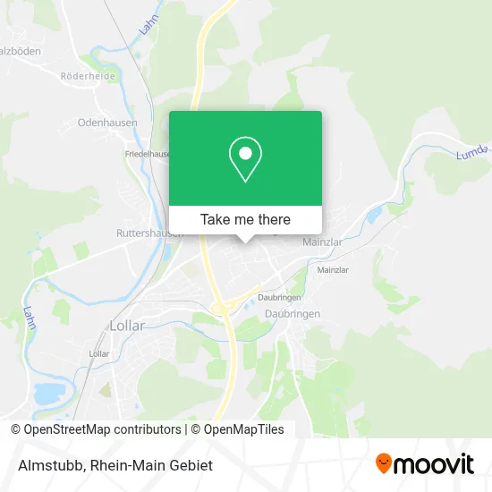 Almstubb map