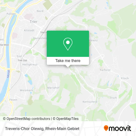 Treveris-Chor Olewig map