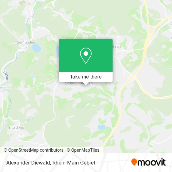 Alexander Diewald map