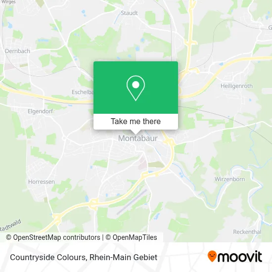 Countryside Colours map