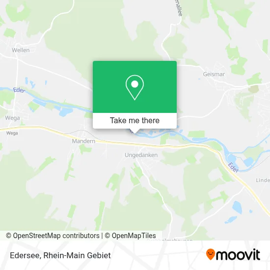 Edersee map