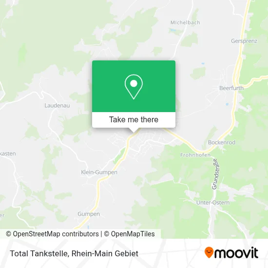 Total Tankstelle map