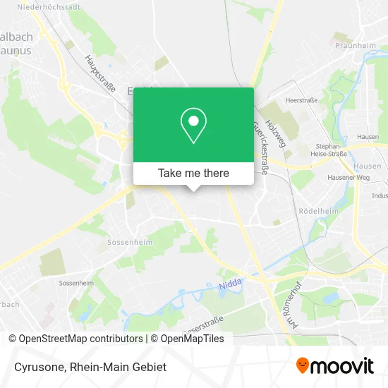Cyrusone map