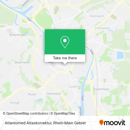 Atlantomed Atlaskorrektur map