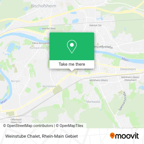 Weinstube Chalet map