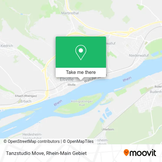 Tanzstudio Move map