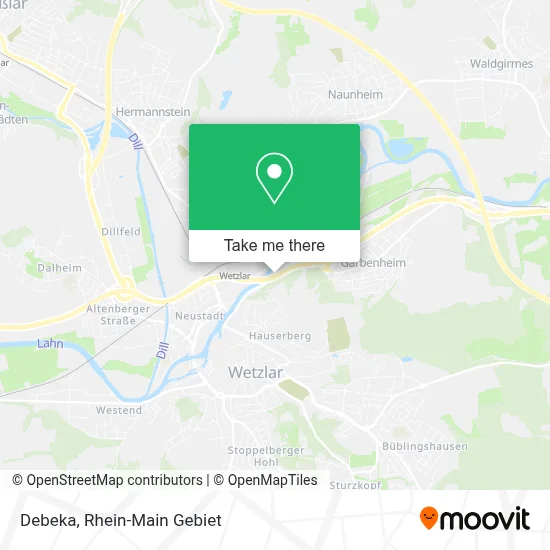 Debeka map