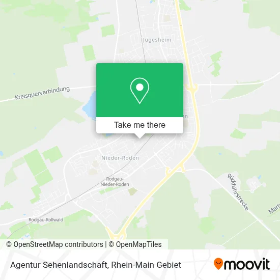 Agentur Sehenlandschaft map
